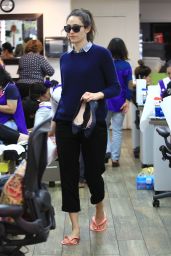 Emmy Rossum at a Nail Salon in Beverly Hills 9/14/2016