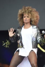 Fleur East Performs at Fusion Festival on Otterspool Promenade in Liverpool 9/4/2016