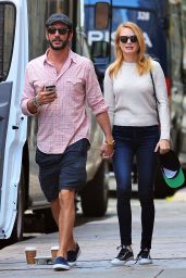 Heather Graham Street Style - Out in NYC 9/26/ 2016 