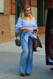 Hilary Duff Casual Style - Leaving Her Hotel in NYC 9/26/ 2016 