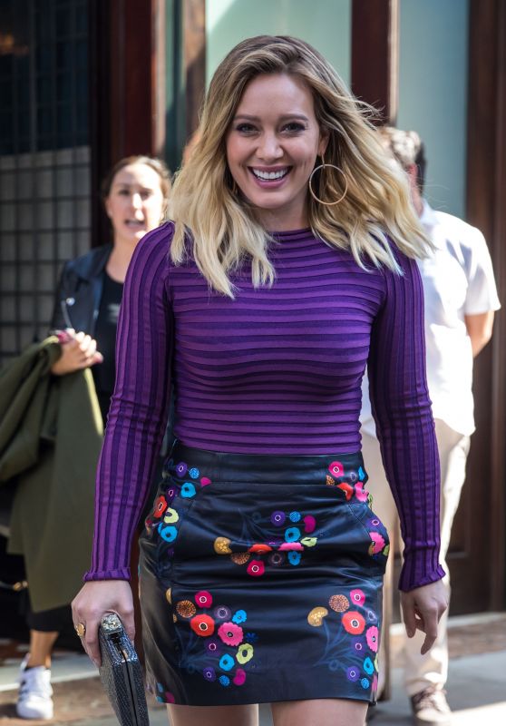 Hilary Duff Leaving the Greenwich Hotel in New York City 9/26/ 2016