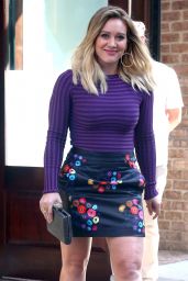 Hilary Duff Leaving the Greenwich Hotel in New York City 9/26/ 2016