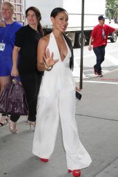 Jada Pinkett Smith Shows Off Her Gold Grillz and Cleavage- 
