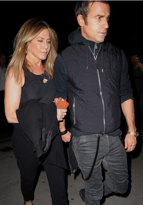 Jennifer Aniston and Justin Theroux - After dining at The Smile Restaurant in NYC 9/24/ 2016