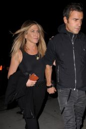 Jennifer Aniston and Justin Theroux - After dining at The Smile Restaurant in NYC 9/24/ 2016