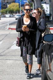 Jessica Alba - Leaving a Gym in Los Angeles, September 2016