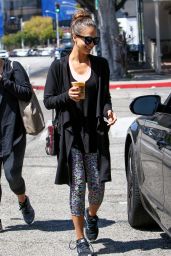 Jessica Alba - Leaving a Gym in Los Angeles, September 2016
