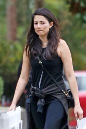 Jessica Gomes in Leggings - Shopping in Beverly Hills 9/19/2016