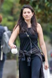 Jessica Gomes in Leggings - Shopping in Beverly Hills 9/19/2016