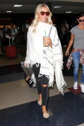 Julianne Hough Travel Outfit - LAX AIrport in LA 9/8/2016 