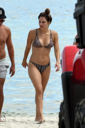 Katharine McPhee in a Bikini - Beach in Miami, September 23, 2016