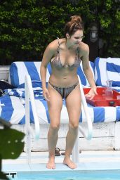 Katharine McPhee in a Bikini by the Pool in Miami, September 24, 2016 
