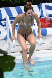 Katharine McPhee in a Bikini by the Pool in Miami, September 24, 2016 