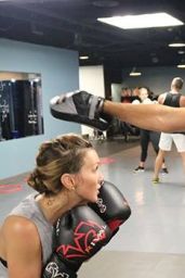 Katie Cassidy - UFC Trains With The Cast of Arrow in Vancouver, September 2016