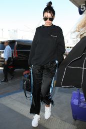 Kendall Jenner Travel Outfit - LAX Airport in Los Angeles 9/26/ 2016