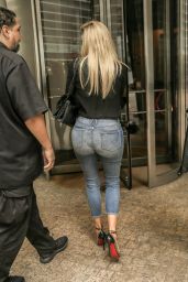 Khloe Kardashian in Tight Jeans Promoting Her Denim Line - New York 9/20/2016