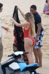 Khloe Kardashian - Jet Skiing in Cabo San Lucas 9/3/2016