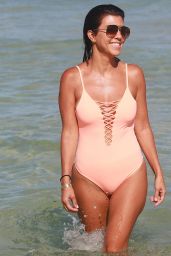 Kourtney Kardashian in Swimsuit - Miami 9/17/2016