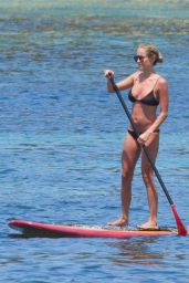 Kristin Cavallari in a Bikini Paddle Boarding in Bali, September 2016
