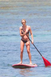 Kristin Cavallari in a Bikini Paddle Boarding in Bali, September 2016