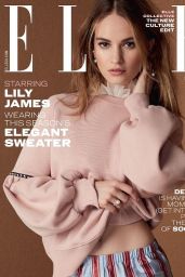 Lily James - Elle Magazine UK October 2016 Cover and Pics