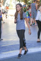 Maddie Ziegler at the Gove With Her Mother Melissa Ziegler - Los Angeles 8/31/2016