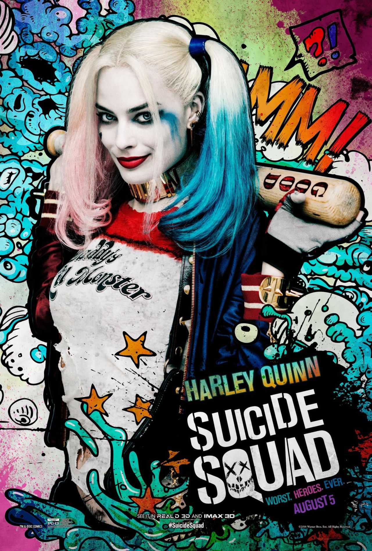 Margot Robbie - Suicide Squad Promo Photos, Posters and Stills