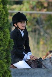 Mary-Kate Olsen - Competes at The American Gold Cup in New York, September 2016