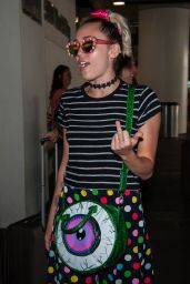 Miley Cyrus - LAX Airport in Los Angeles 9/30/2016 