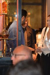 Rita Ora - Out for Dinner at the Restaurant Pierluigi in Rome 9/2/2016 