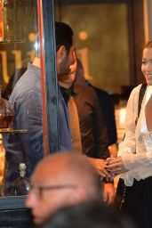 Rita Ora - Out for Dinner at the Restaurant Pierluigi in Rome 9/2/2016 