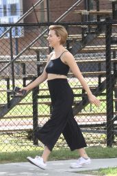 Scarlett Johansson Street Style - Out in New York City 9/26/2016 