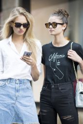 Taylor Hill and Romee Strijd Urban Style - Manhattan, NY 09/04/2016
