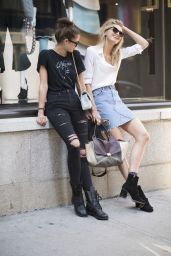 Taylor Hill and Romee Strijd Urban Style - Manhattan, NY 09/04/2016