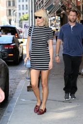 Taylor Swift in Mini Dress - Out in New York 09/14/2016