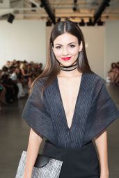 Victoria Justice - Pamella Roland S/S 2017 Fashion Show in New York, September 2016