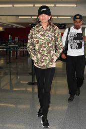 Zendaya Coleman Travel Outfit - LAX Airport in LA 9/8/2016 