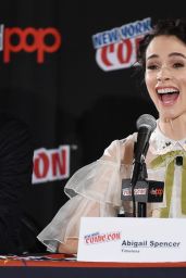 Abigail Spencer - Timeless Panel at New York Comic Con 10/9/2016 