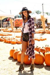 Alessandra Ambrosio at Mr. Bones Pumpkin Patch in Culver City 10/08/2016