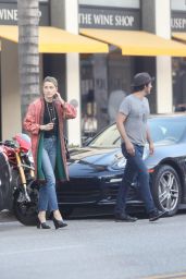Amber Heard Casual Style - Out and About in Beverly Hills, October 2016