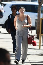 Ariel Winter in a Grey Singlet and Trackpants - L.A. 10/17/ 2016