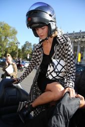 Arizona Muse - Leaving Chanel Show - Paris Fashion Week 10/4/2016