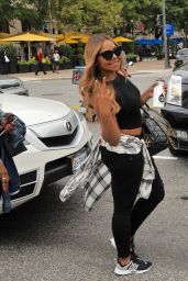 Ashanti Is All Smiles As She Steps Out in Washington 10/6/2016