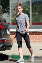 Ashley Greene in Leggings - Shopping in LA 10/10/2016 