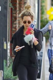 Ashley Tisdale - Finishes a Pilates Class in Los Angeles, CA 10/17/2016