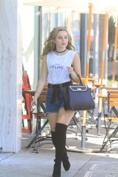 Brec Bassinger Chic Outfit - Out in Beverly Hills, September 2016