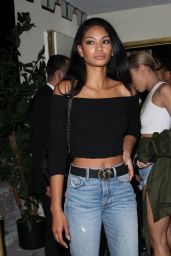 Chanel Iman – Parties at The Delilah Club in West Hollywood 10/15/ 2016
