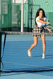 Chloe Khan - Playing Tennis, Manchester 10/15/ 2016