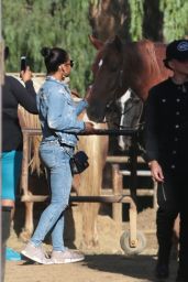 Christina Milian Casual Style - at Griffith Park in Los Angeles 10/03/ 2016