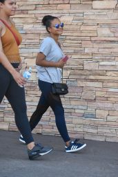 Christina Milian in SPandex -Out in Los Angeles 9/29/2016 